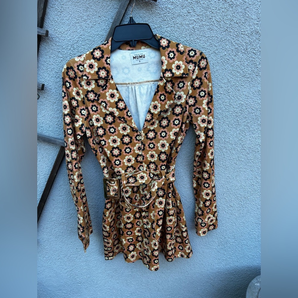 Show Me Your MuMu Aurora Floral Denim Dress - Picture 10 of 10
